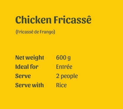 Suflê Chicken Fricassê(serve 2 people) 600g(frozen)