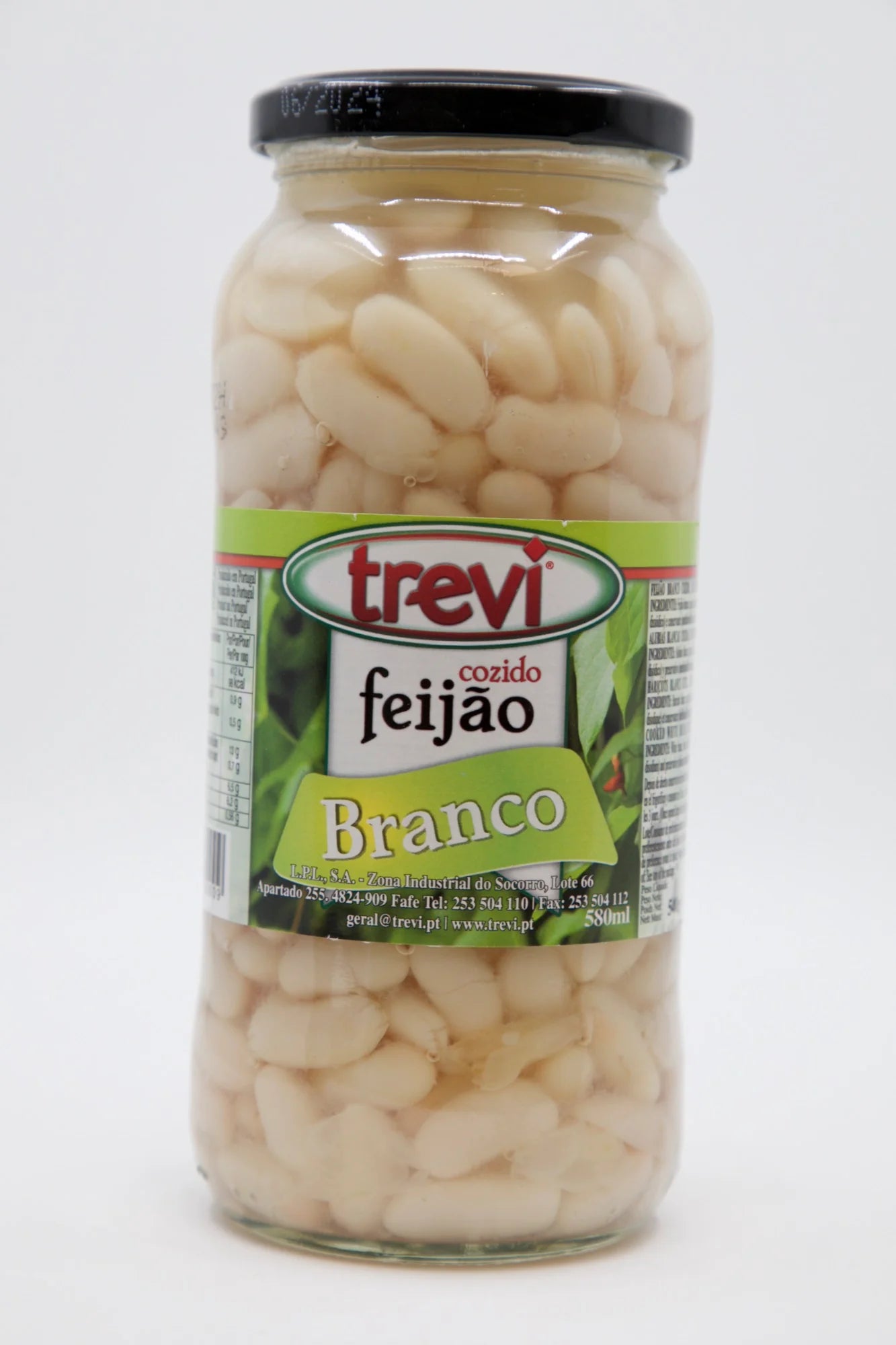 Trevi Feijão Branco Cozido/Cooked White Beans 580ml