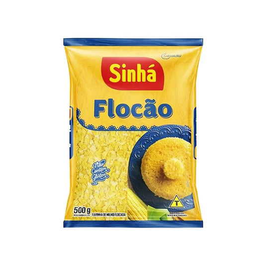 Sinhá Cooked Corn Meal/Cuscuz/Flocão 500g