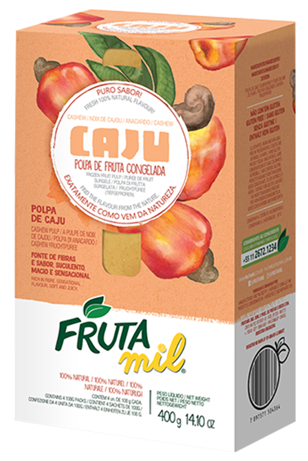 Fruta Mil Cashew Pulp/Polpa de Caju 400g