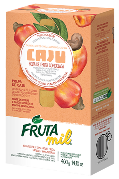 Fruta Mil Cashew Pulp/Polpa de Caju 400g