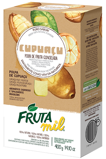 Fruta Mil Cupuaçu Pulp/Polpa de Cupuaçu 400g