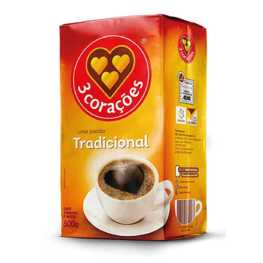 3 Coraçōes Traditional Coffee 500g