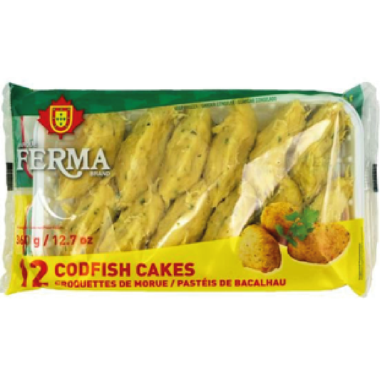 Ferma Codfish Cakes/Bolinhos de Bacalhau 12pk Frozen