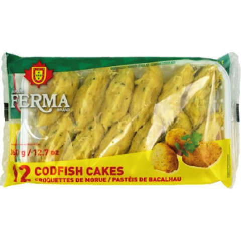 Ferma Codfish Cakes/Bolinhos de Bacalhau 12pk Frozen