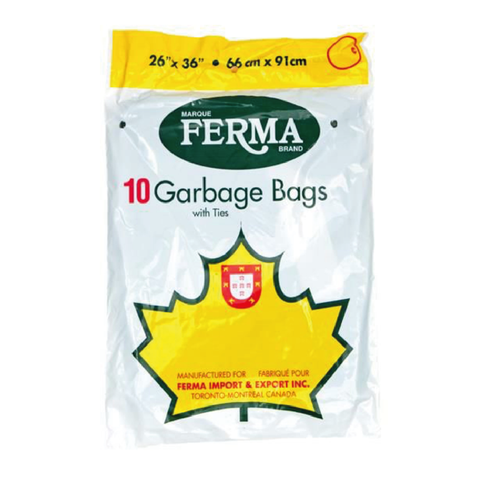 Ferma Garbage Bags/Sacos de Lixo 10pk