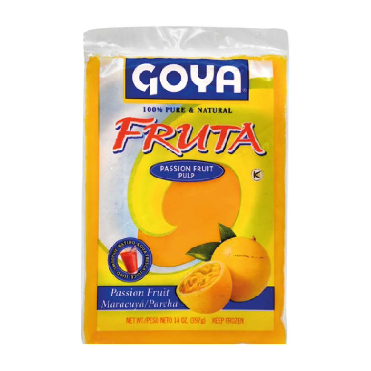 Goya Passion Fruit Pulp 397g(Frozen)