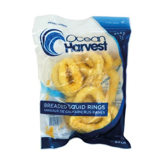 Ocean Harvest Breaded Squid Rings 1lb