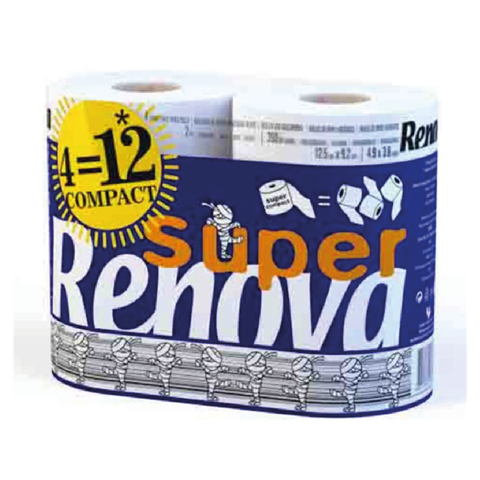 Renova Super Toilet Paper 4pk