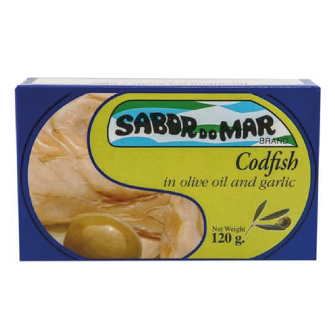 Sabor Do Mar Codfish in Olive Oil and Garlic 120g