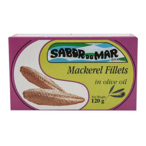 Sabor Do Mar Mackerel Fillets in Olive Oil 120g