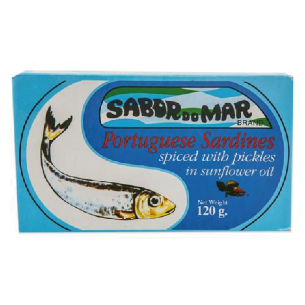 Sabor Do Mar Portuguese Sardines Spiced with Pickles in Sunflower Oil 120g