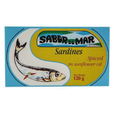 Sabor Do Mar Sardines Spiced in Sunflower Oil 120g