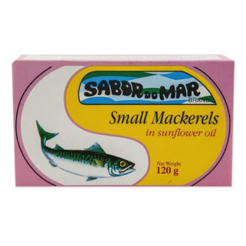 Sabor Do Mar Small Mackerel in Sunflower Oil 120g