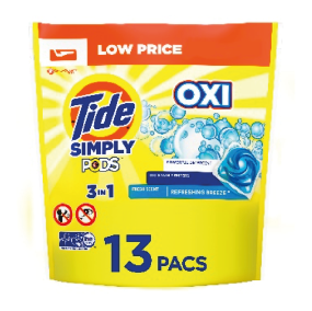 Tide Simply Pods 13pacs