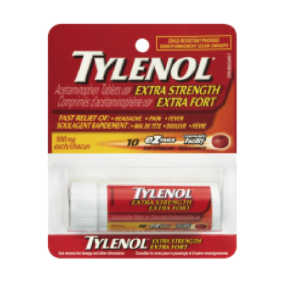 Tylenol Extra Strength 10 cápsulas