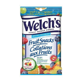 Snacks de fruta Welch's 175g