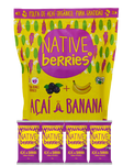 Native Berries Organic Açai with Banana Pulp 4 x 100g