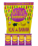 Native Berries Organic Açai with Banana Pulp 4 x 100g