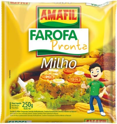 Amafil Farofa de Milho Pronta 250g