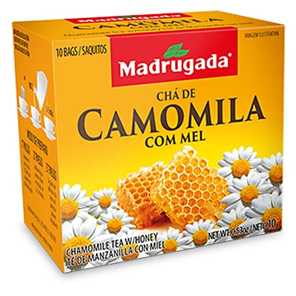 Madrugada Chamomile Tea with Honey/Chá 10g